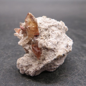 Red Topaz - Guanajuato, Mexico - Thumbnail mineral specimen
