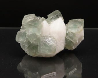 Fluorite and Quartz - Inner Mongolia, China - Small Cabinet Specimen