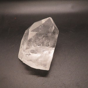 Large, clear quartz crystal - Minas Gerais, Brazil - small cabinet mineral specimen