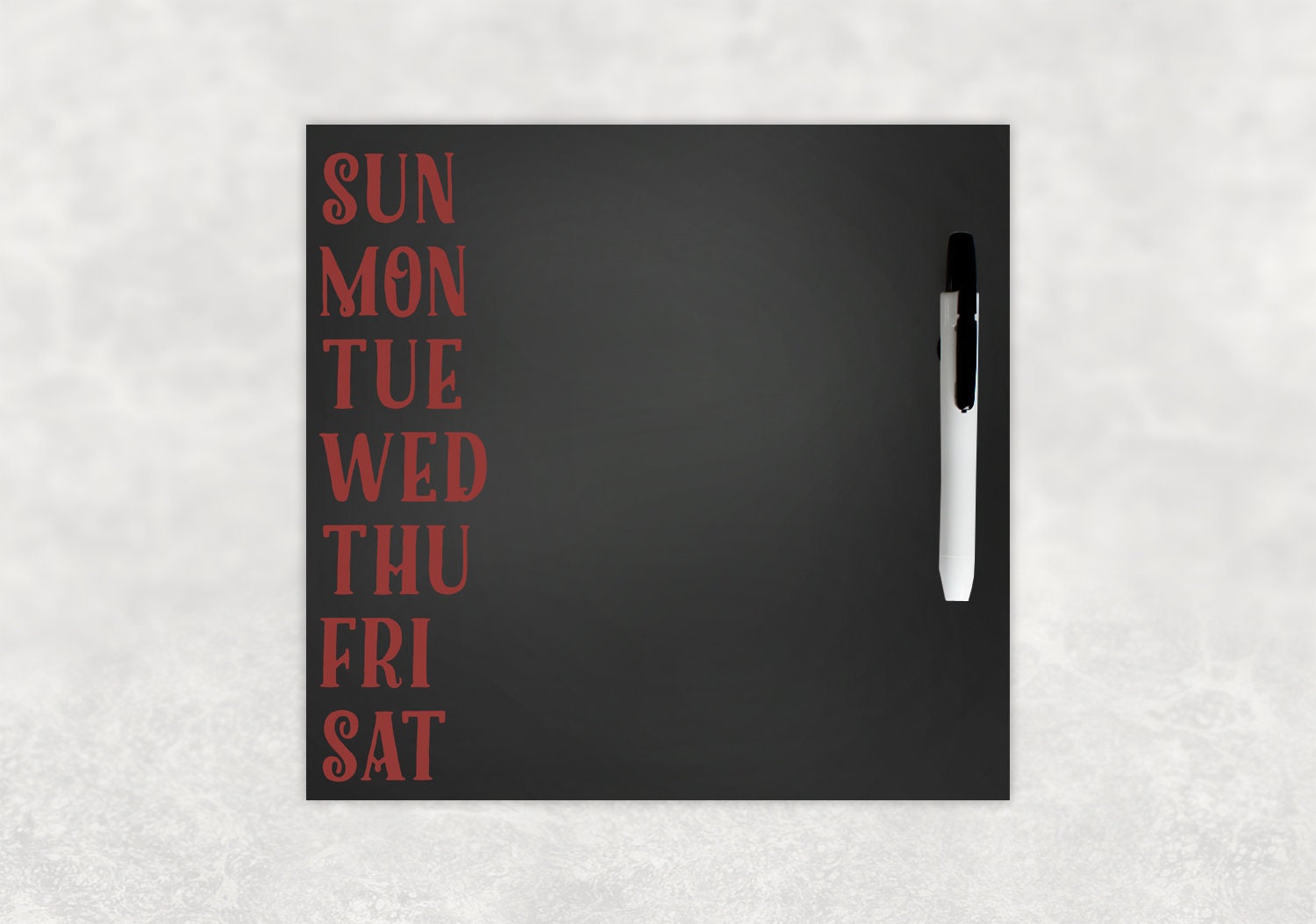 Dry erase menu board weekly menu board dinner menu board