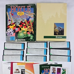 Hoyle Official Book of Games Vol. 3 Computer Game PC 3.5" Sierra 1991 MS-DOS