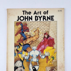 1980 The Art Of John Byrne: Volume One DC Comics Book X-Men Spider-man Iron Man