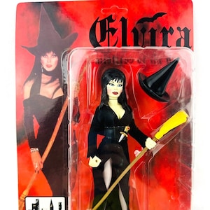 Elvira Witch Variant 8 "Abbildung Spielzeug Co 1998 Cassandra Peterson Ungelochte Karte NEU