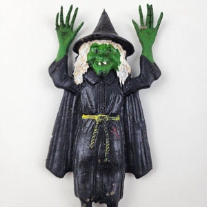 Ben Cooper Wicked Witch Gummi Halloween Jiggler Spielzeugfigur 1975 Gruselfigur