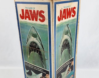 Vintage 1975 Ideal Jaws Shark game EMPTY BOX ONLY -open from bottom-