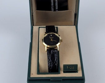 Working Vintage Belair Unisex Watch Swiss Black Roman New  display picture 2