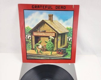 Grateful Dead Terrapin Station Record 1977 Arista Cut-out Cover Ordentlicher Zustand