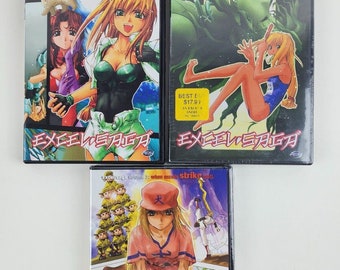 Excel Saga Anime Series Vol 1-3 DVD Set Lot 2-Disc are sealed Vol. 1 opened