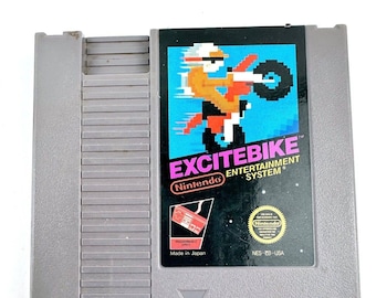 Excitebike - Nintendo Entertainment System, NES Game Made in Japan