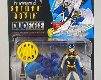 Vntg '97 Adventures Of Batman & Robin Duo Force Wind Blitz Batgirl Action Figure