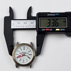 Heinz Ketchup Bottle Sec. hand Quartz Watch White Dial American Classic New Batt image 5