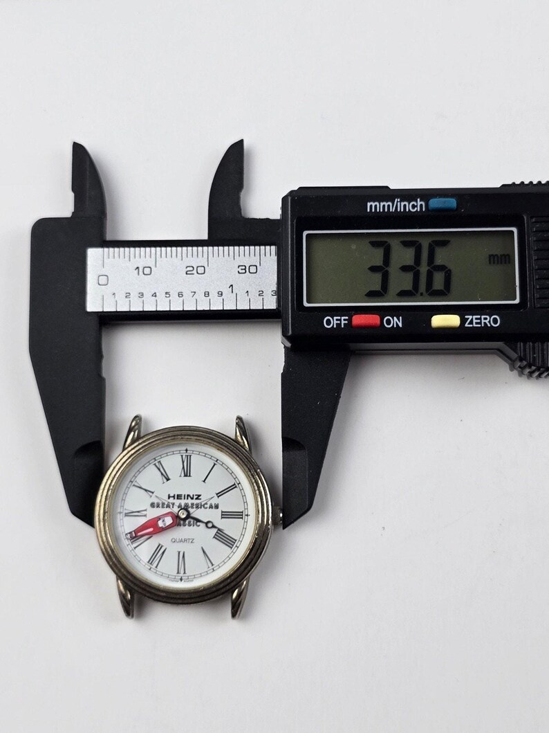 Heinz Ketchup Bottle Sec. hand Quartz Watch White Dial American Classic New Batt image 5