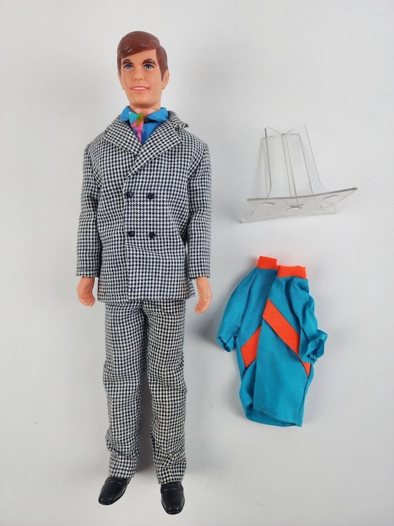 Vintage Good Looking not Talking Ken Doll W box 2 Outfits Big Business 1111 Etsy