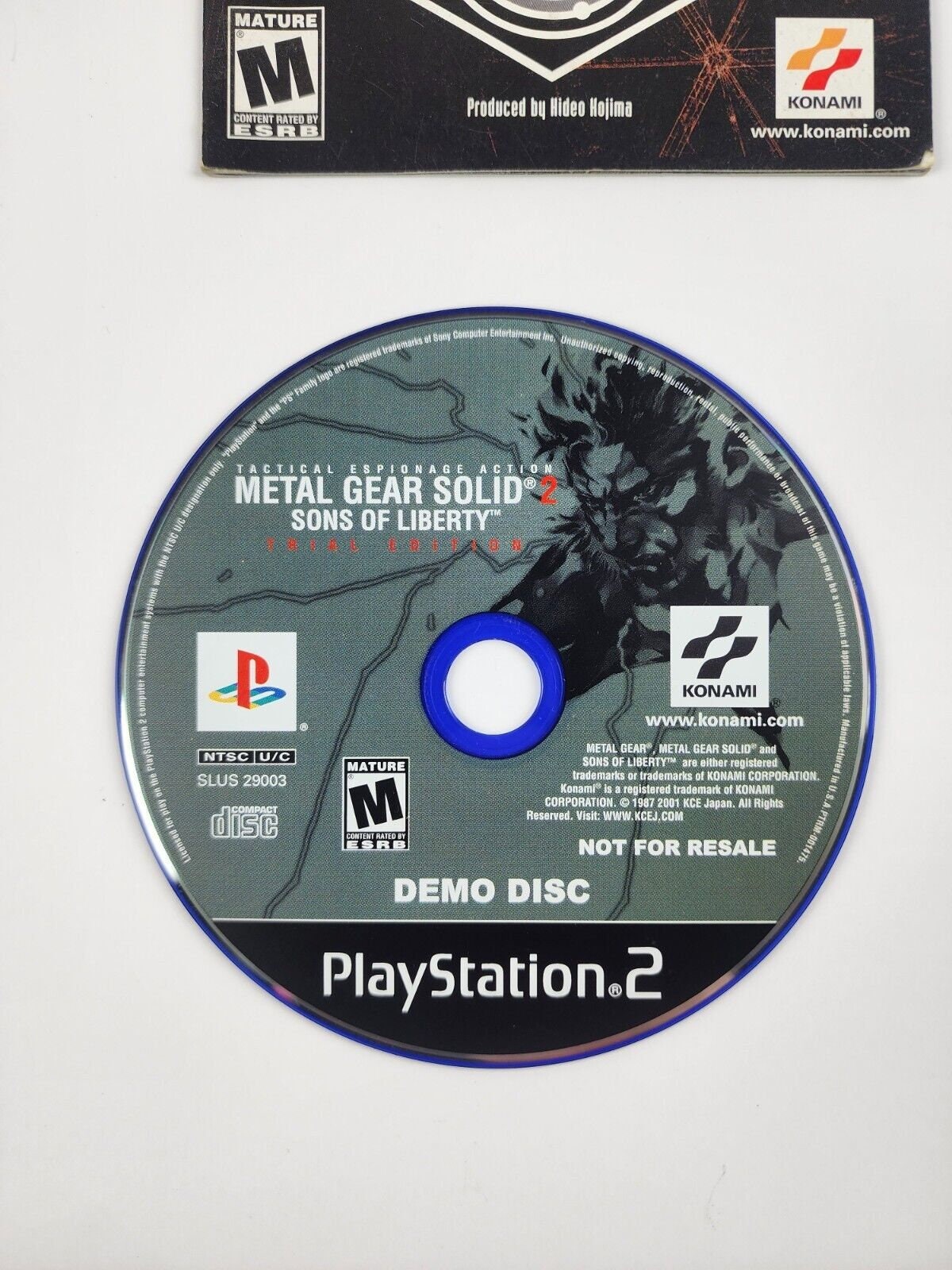 Zone of the Enders Playstation 2 PS2 Complete W/ Demo Disc