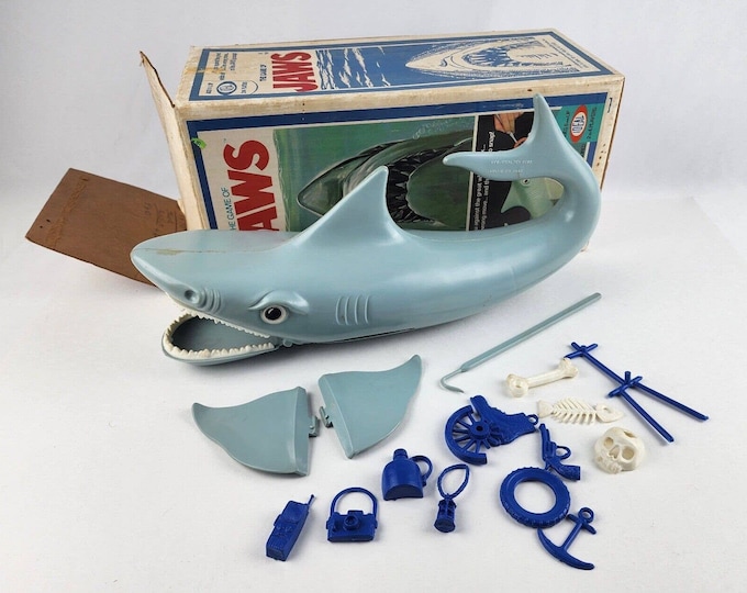 Vintage Ideal Game of Jaws Shark Near Complete W/ Box missing - Etsy