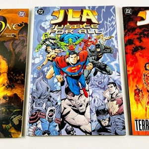 Kavel van 3 JLA DC Comics League of One, Justice for All, terreur incognito - allemaal NIEUW