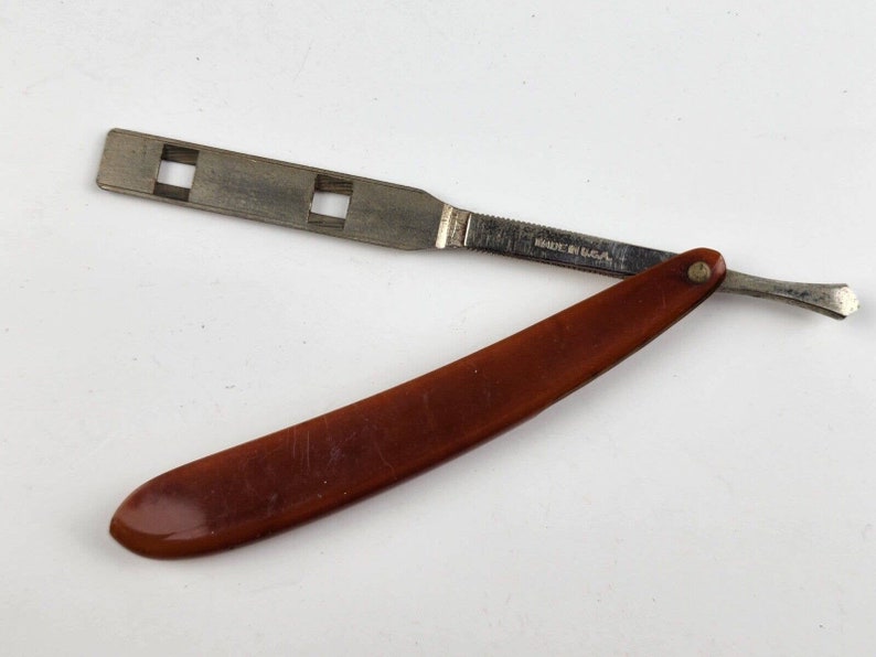 Vintage Durham Duplex Safety Razor - W/ Box & Blades Butterscotch ...