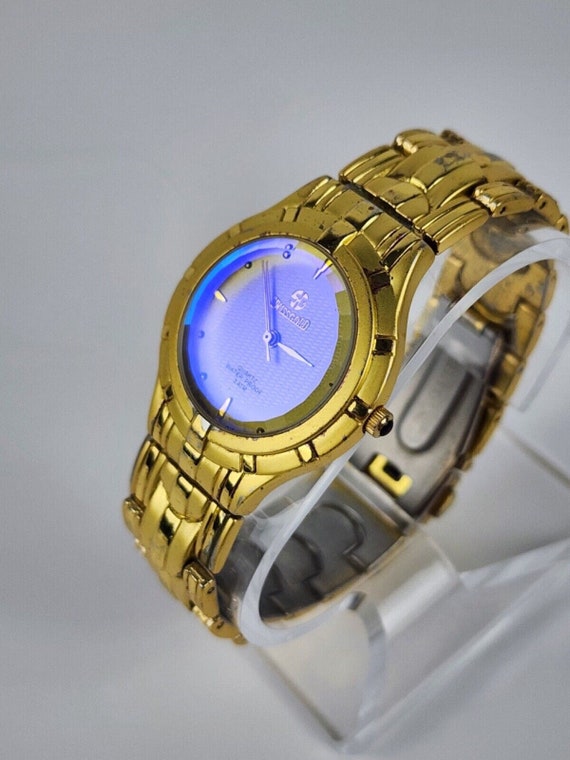 SwissGold Stainless Quartz wrist watch Blue Color 