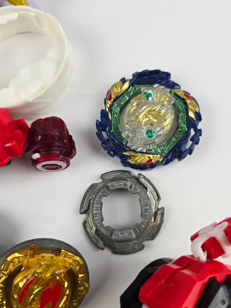 Beyblade Burst Takara Tomy Lot Metal & Plastic Launchers and Parts image 6