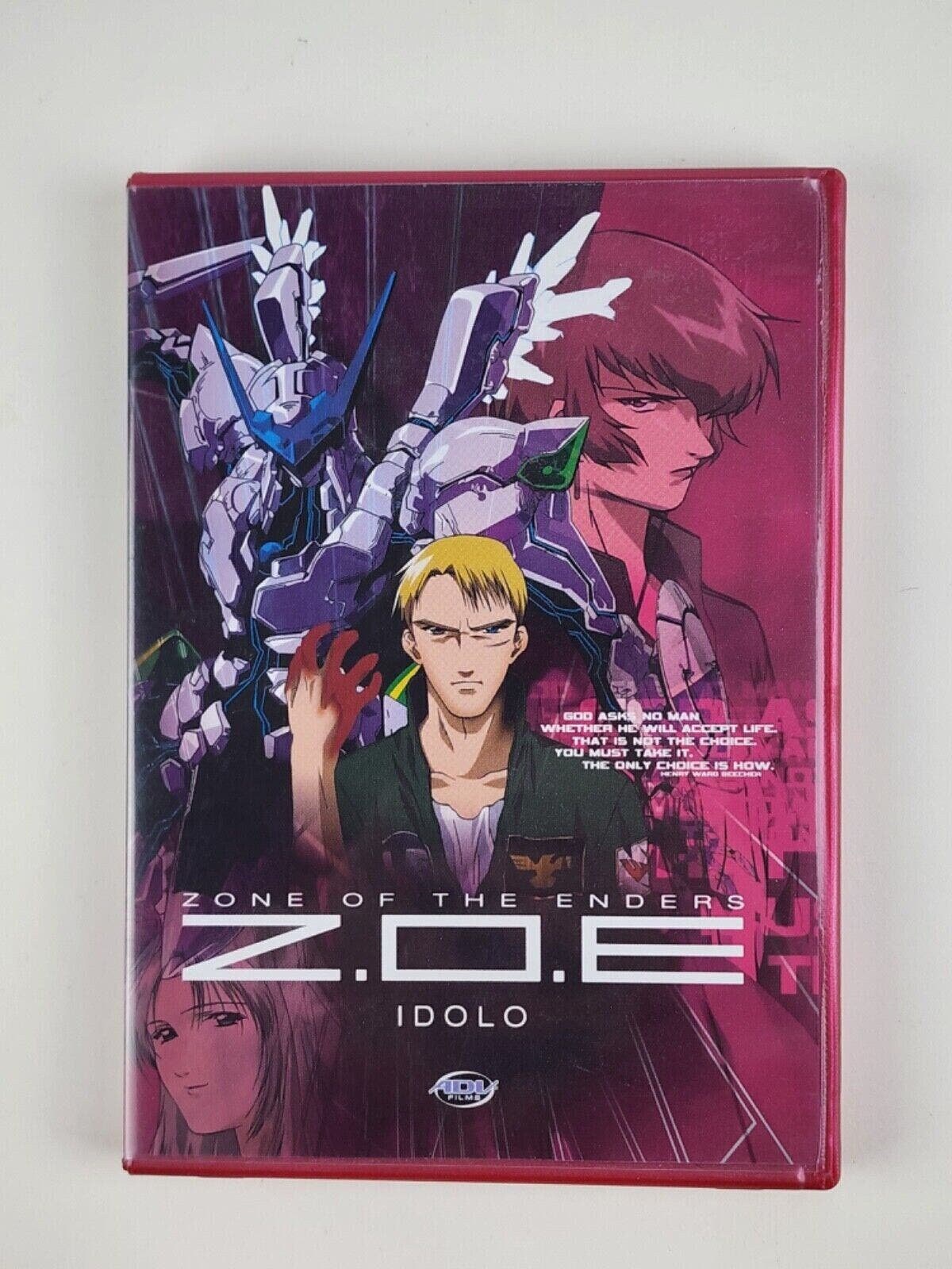 Zone of the Enders - Idolo Anime DVD 2002 Complete W/ Insert Zone of the Enders - Idolo Anime DVD 2002 Complete W/ Insert
