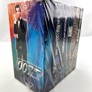 The James Bond Collection 007 Vol. 2 - 5 film VHS 2000, P. Bronsnan Nuovo Sigillato