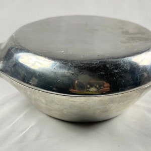 Vintage Nambe Metal Alliage Dutch Oven Roaster w/Couvercle Casserole w/Poignées #20