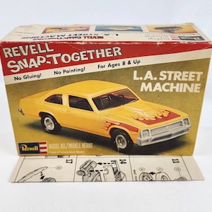 Empty Box for Vintage Revell LA Street Machine Snap-together Model Kit