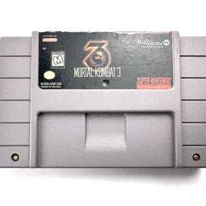 SNES - Mortal Kombat 3 - Super Nintendo, 1995 Game Cartridge Only VGC