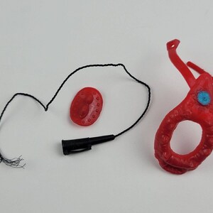 Orig. MOTU 1982 Beast Man Whip Chest Armor & Single Arm Spike Parts Weapons