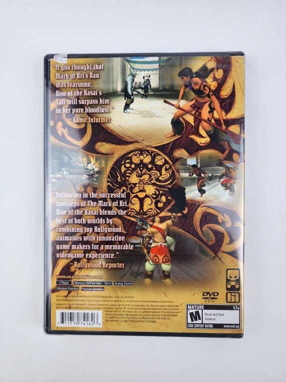 New Factory Sealed Playstation 2 PS2 Game Rise of the Kasai Video