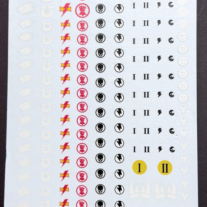 Warhammer40k Transfer Sheets - Etsy