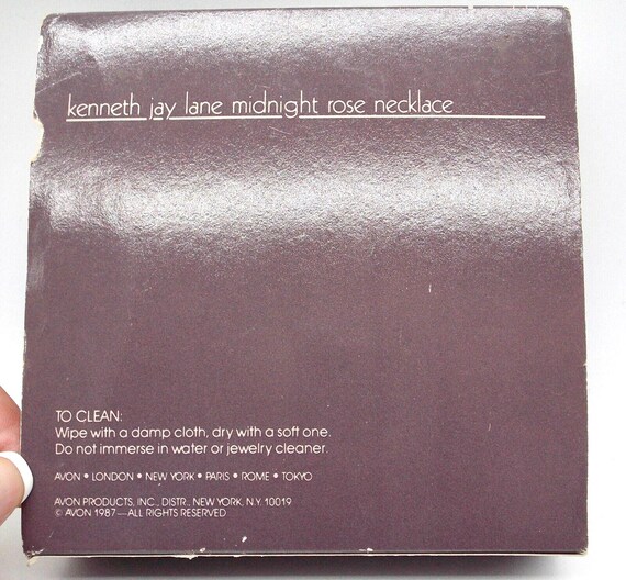 Vntg 1987 K.J.L Kenneth Jay Lane Avon Midnight (w… - image 3