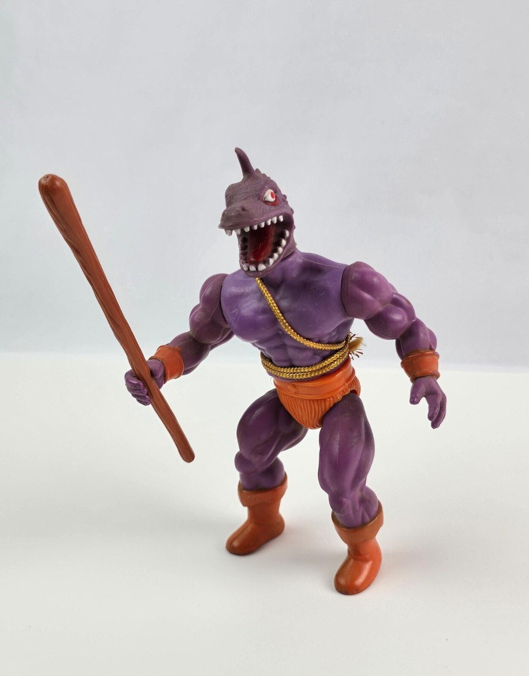 Vintage Remco Warrior Beasts Gecko Complete W/ Staff 1982 MOTU
