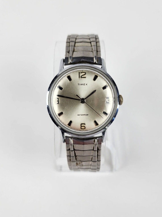 Vintage Timex Mechanical Mens Watch - Nice Dial &… - image 1