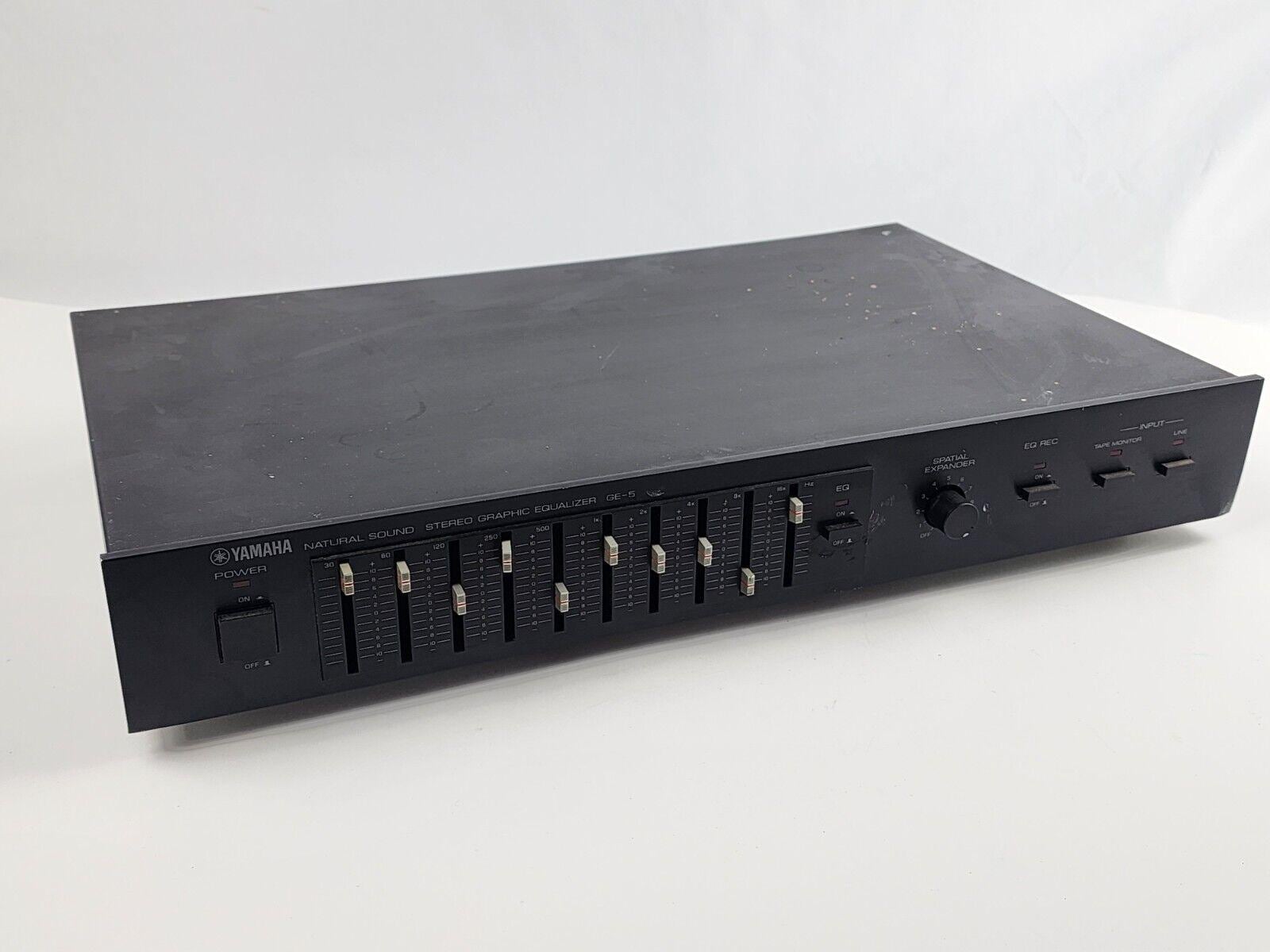 Yamaha GE-5 Graphic Equalizer NS Series Black Body Made in