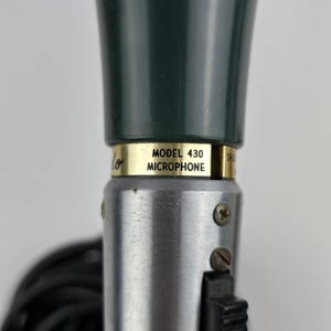 Vintage Shure Brothers 430 Commando Microphone Tested & Working image 2