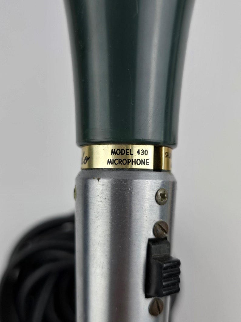 Vintage Shure Brothers 430 Commando Microphone Tested & Working image 2