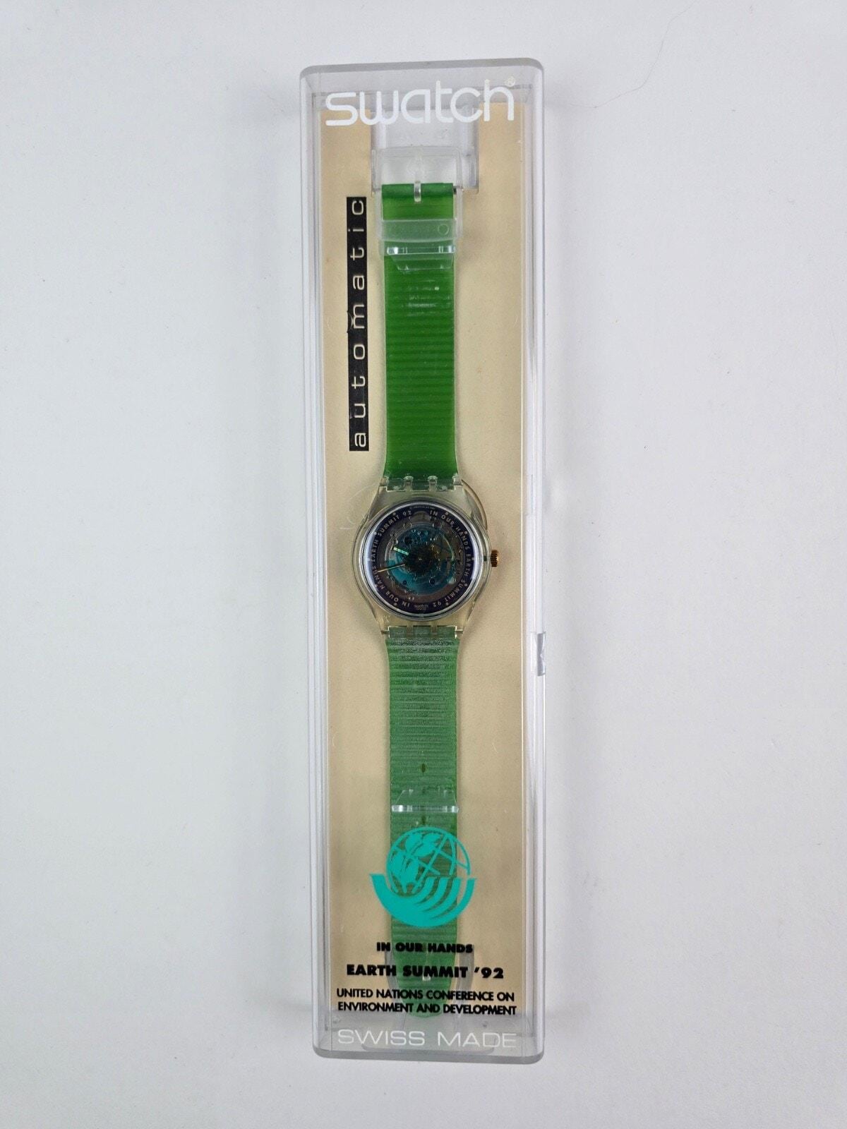 Our Hands Swatch Earth Summit 92 Prezzo Swatch Automatic Watch