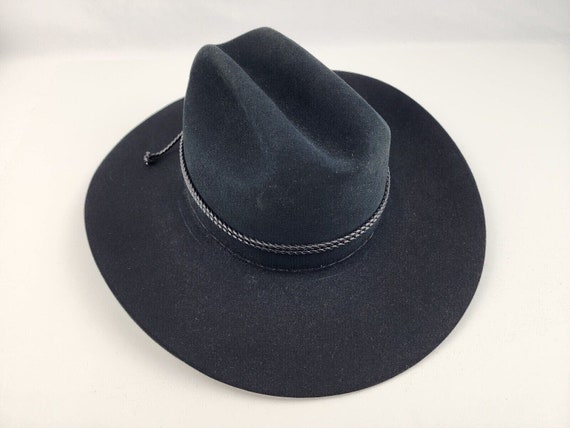 John B Stetson Black Carson 4x Beaver Cowboy Hat … - image 4