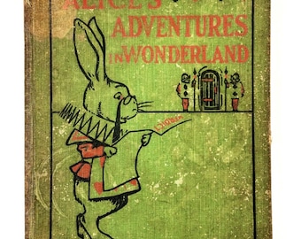 Antique 1910 Lewis Carroll Alice's Adventures in Wonderland