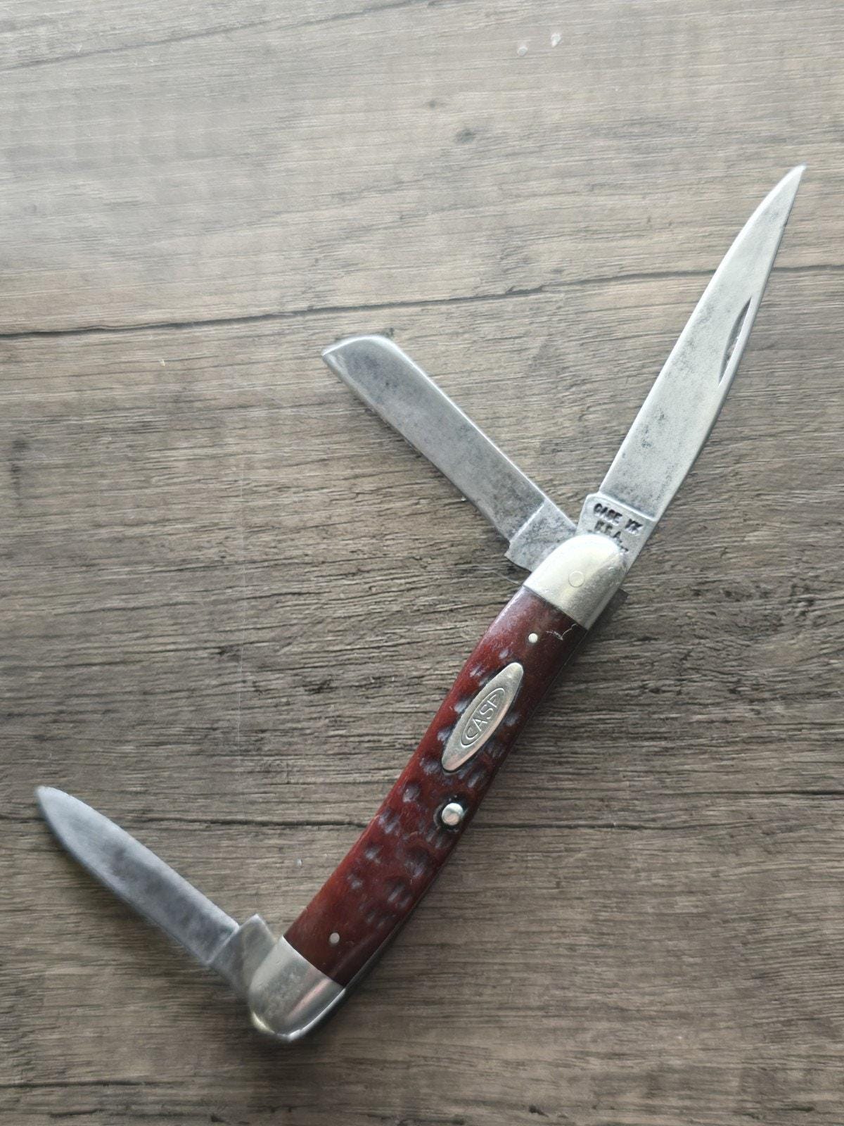 Case XX USA Redbone Stockman 6318 Pocket Knife 9-dot 1980's - Etsy
