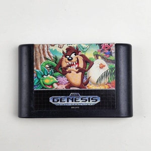 Sega Genesis Tazmania Taz Game Cartridge only Very Good condition