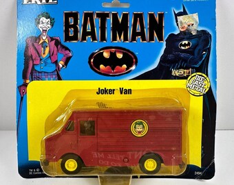 Vintage 1989 ERTL Batman Movie Joker Van 1/43 Scale Die Cast #2494
