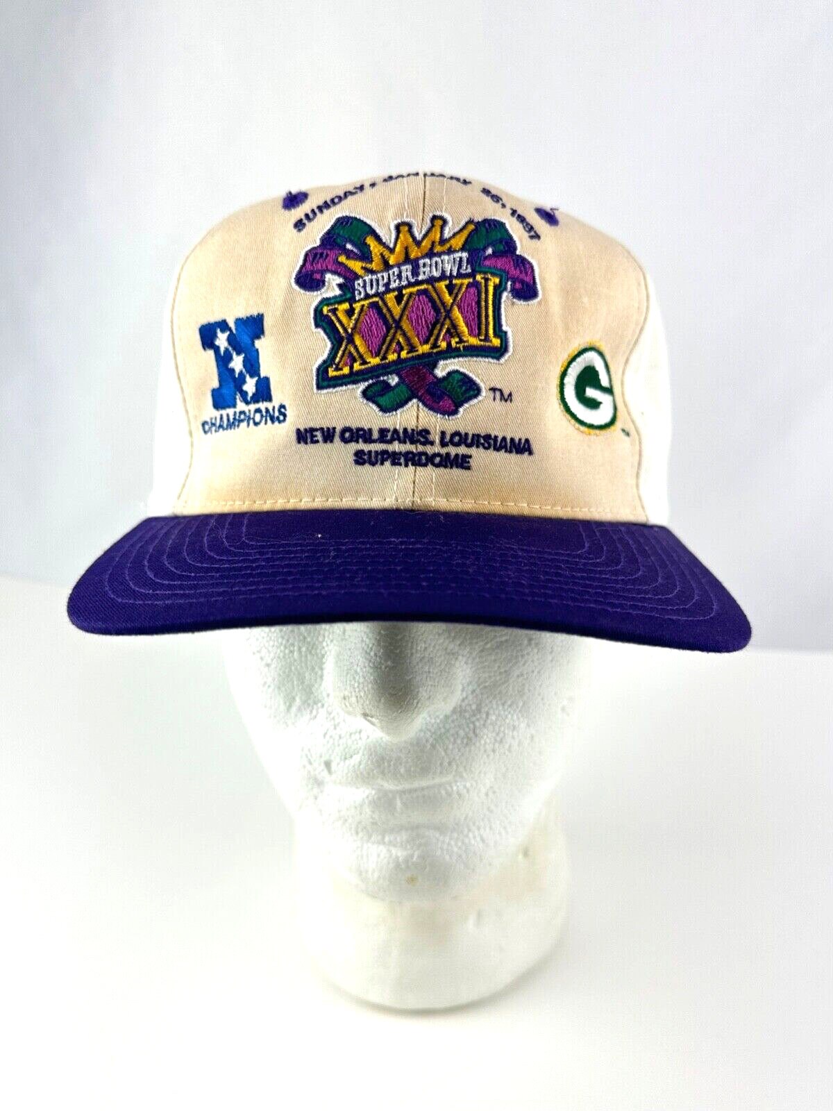 ★hakkacandyland★ Vintage Super Bowl XXXI 1997 Green Bay Packers Champion LA