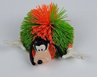 Vintage Goofy Koosh Ball Game Toy Doll Green and Orange 1990's Good Condition