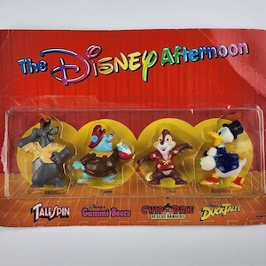 Kellogg&#39;s The Disney Afternoon Toy Figures Set New Sealed 1991 PVC toys