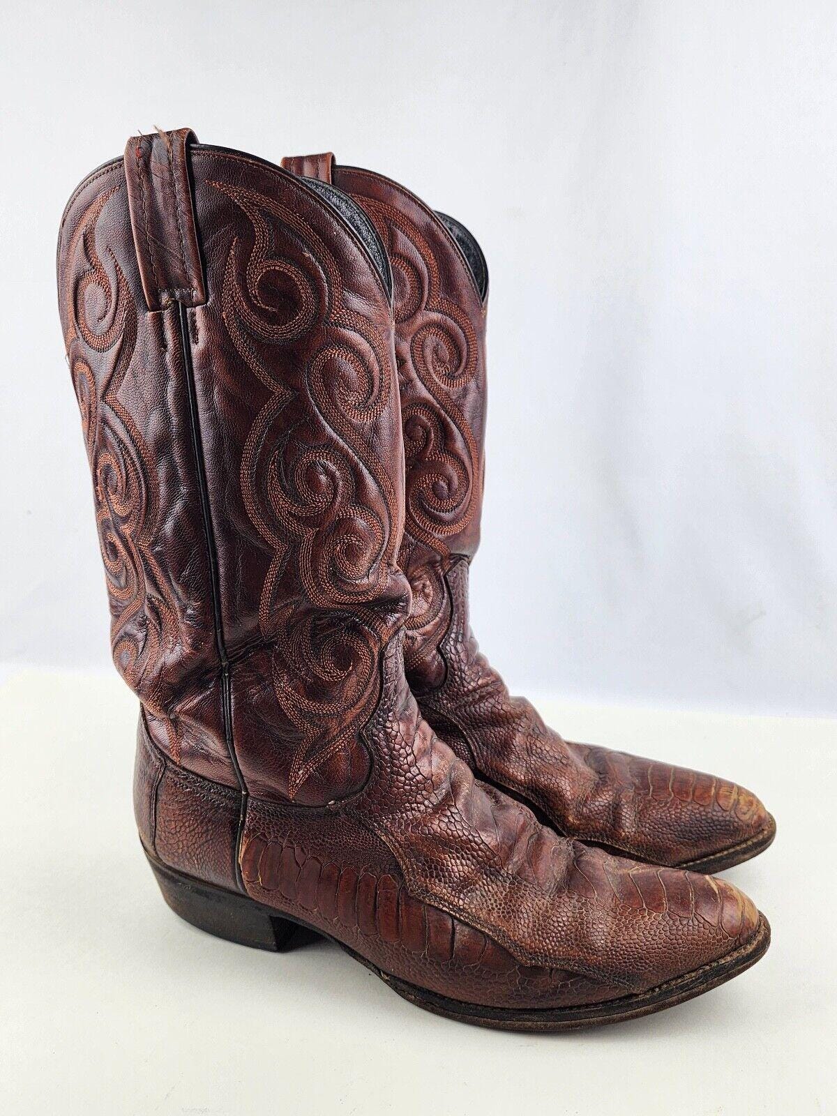 Ostrich leg boots sale
