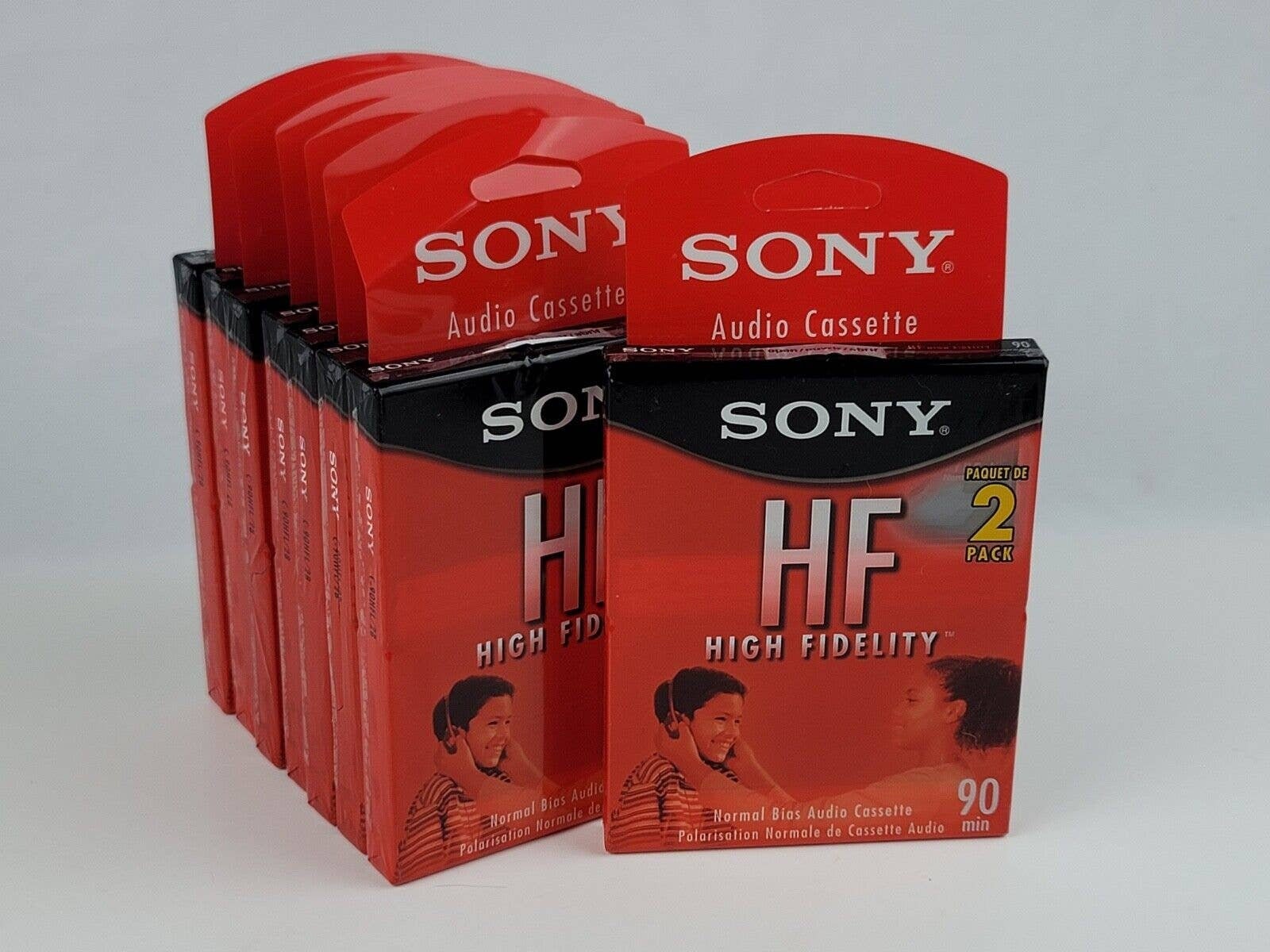 Sony HF 90 Normal Bias Blank Cassettes - 90-min ( 2PK BUNDLE