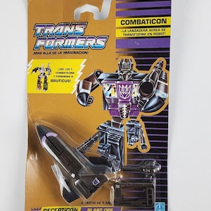 Transformers 1990 Combaticon Decepticon Blast Off New Sealed Space Shuttle
