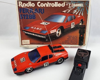 フェラーリ512ラジコン Vintage Sears Radio Controlled Ferrari 512 BB with Original